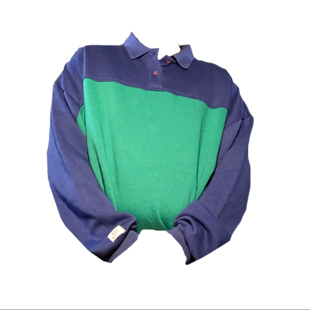 Vintage Nike Y2K Teal and Purple Color Block - Picture 6 of 7